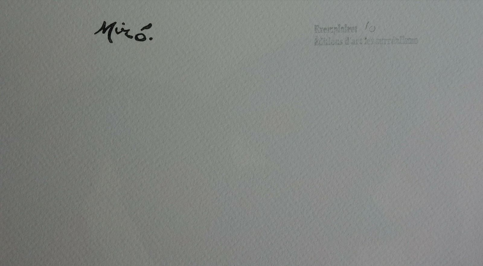 Fine Surrealist Limited Edition Print, Joan Miro, Signed & Numbered photo for sale