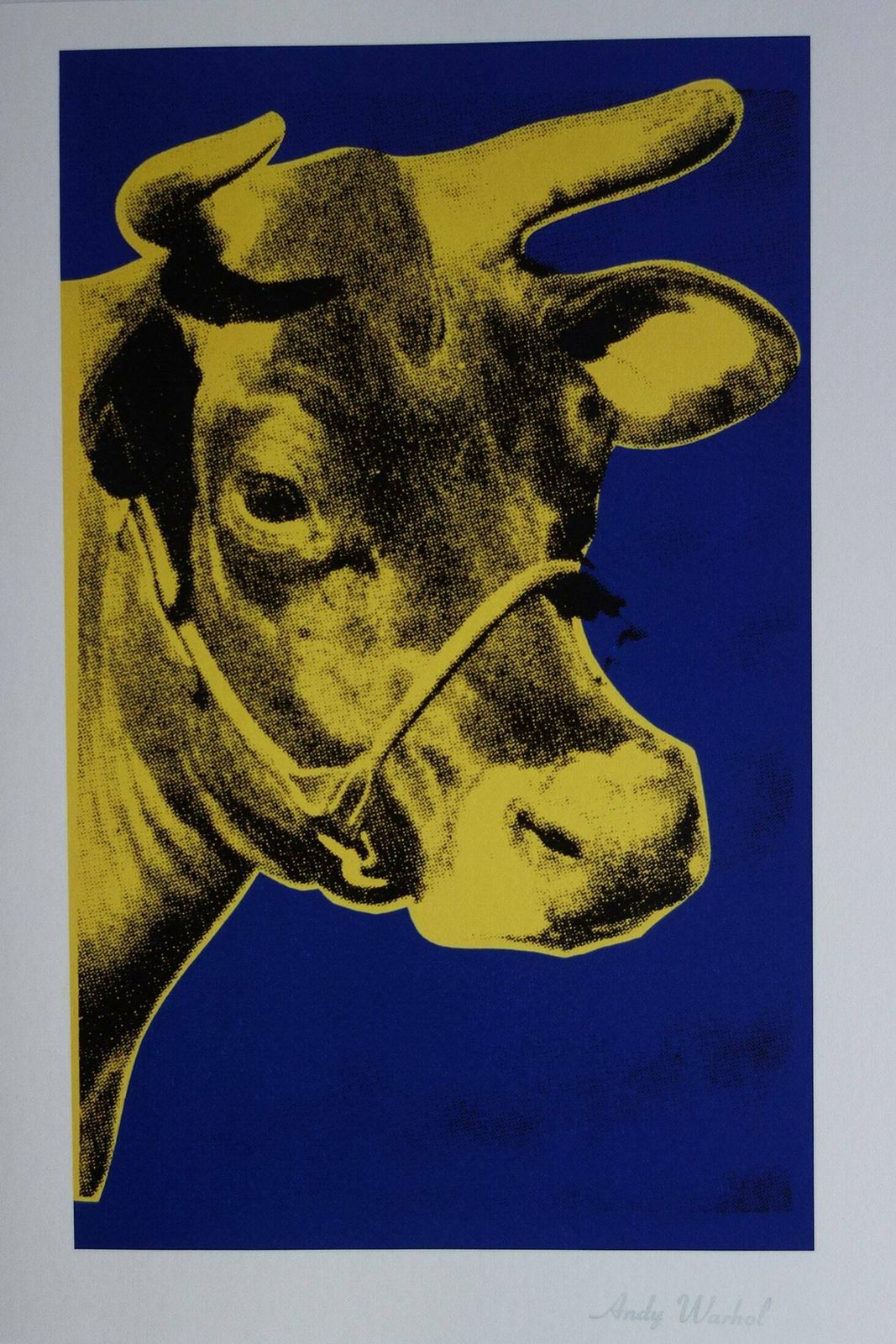 Fine Pop Art Limited Edition Print – Cow, Andy Warhol, Signed & Numbered With Estate Stamp