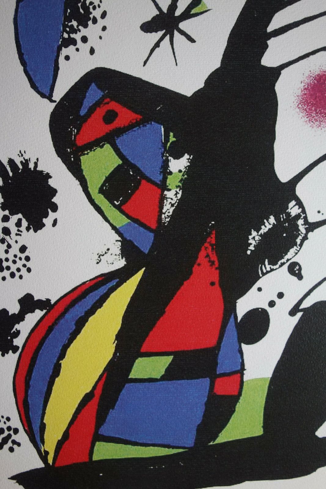 Fine Surrealist Limited Edition Print, Joan Miro, Signed & Numbered photo furniture