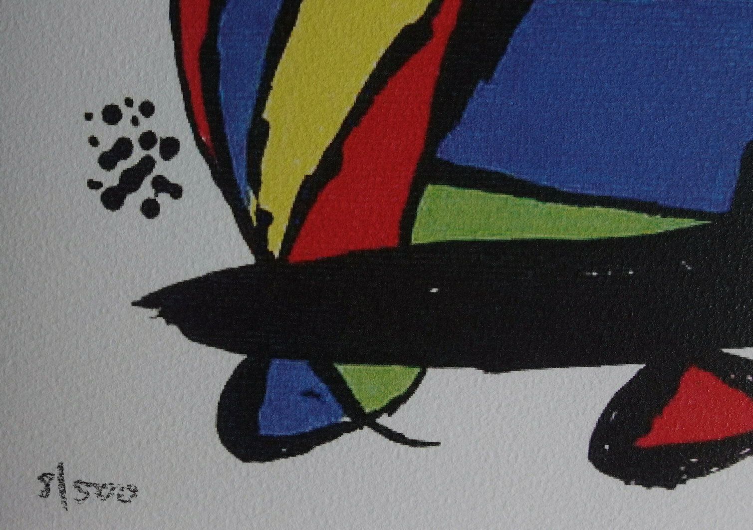 Fine Surrealist Limited Edition Print, Joan Miro, Signed & Numbered photo Art