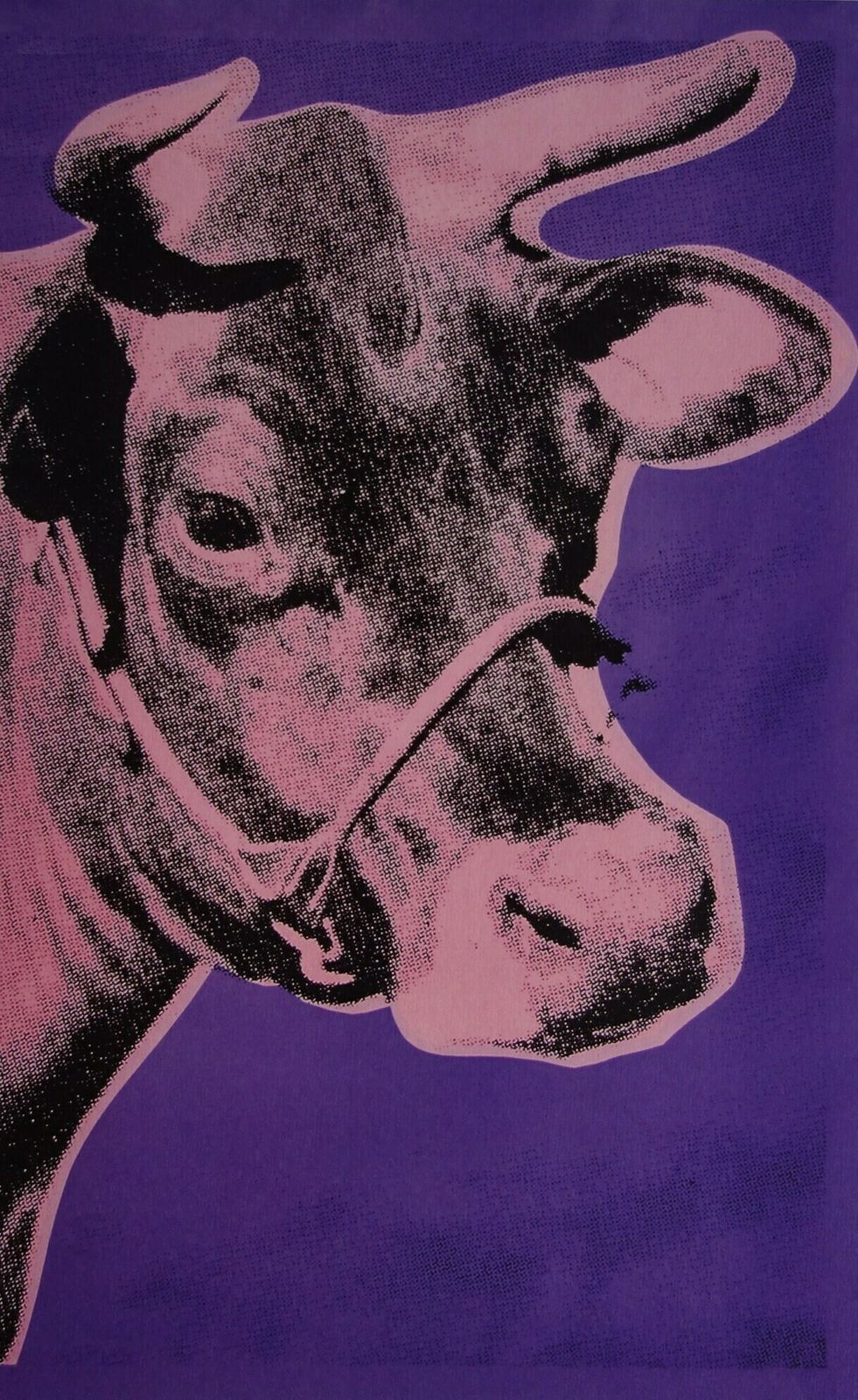 Fine Pop Art Limited Edition Print – Cow, Andy Warhol, Signed & Numbered With Estate Stamp photo furniture