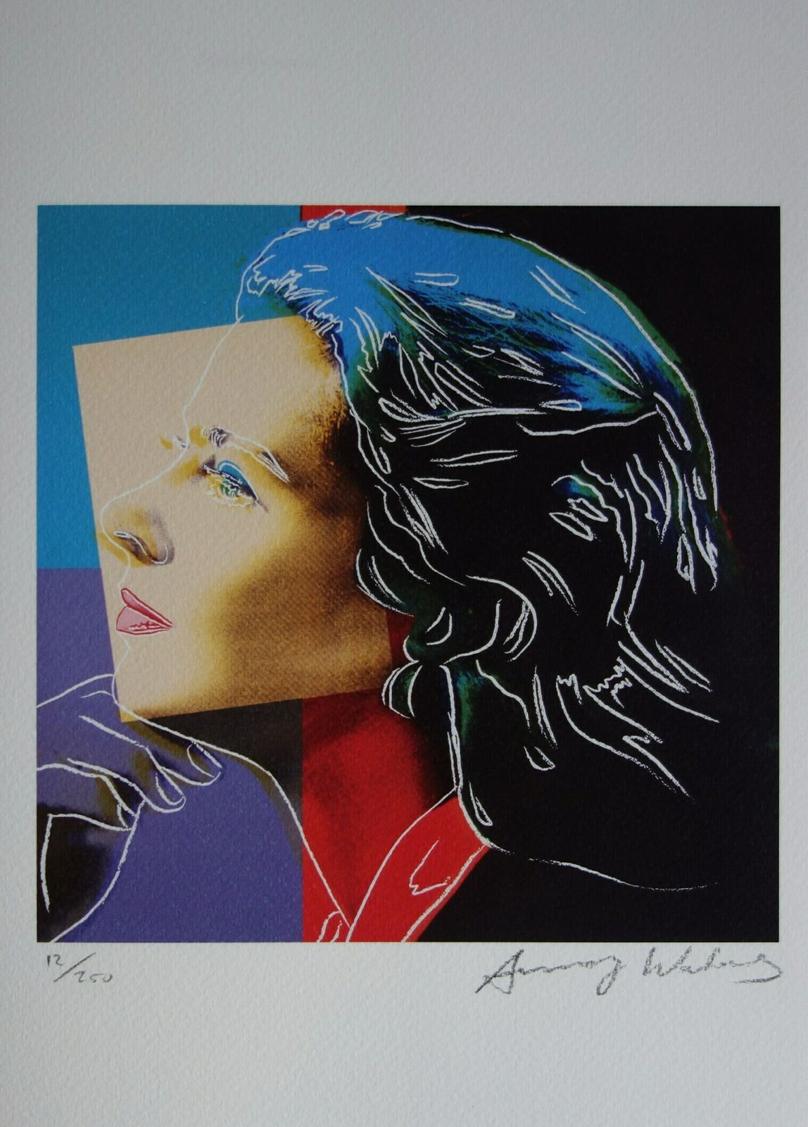 Fine Pop Art Limited Edition Print – Celebrity Portrait Series, Andy Warhol, Signed & Numbered photo 184.0