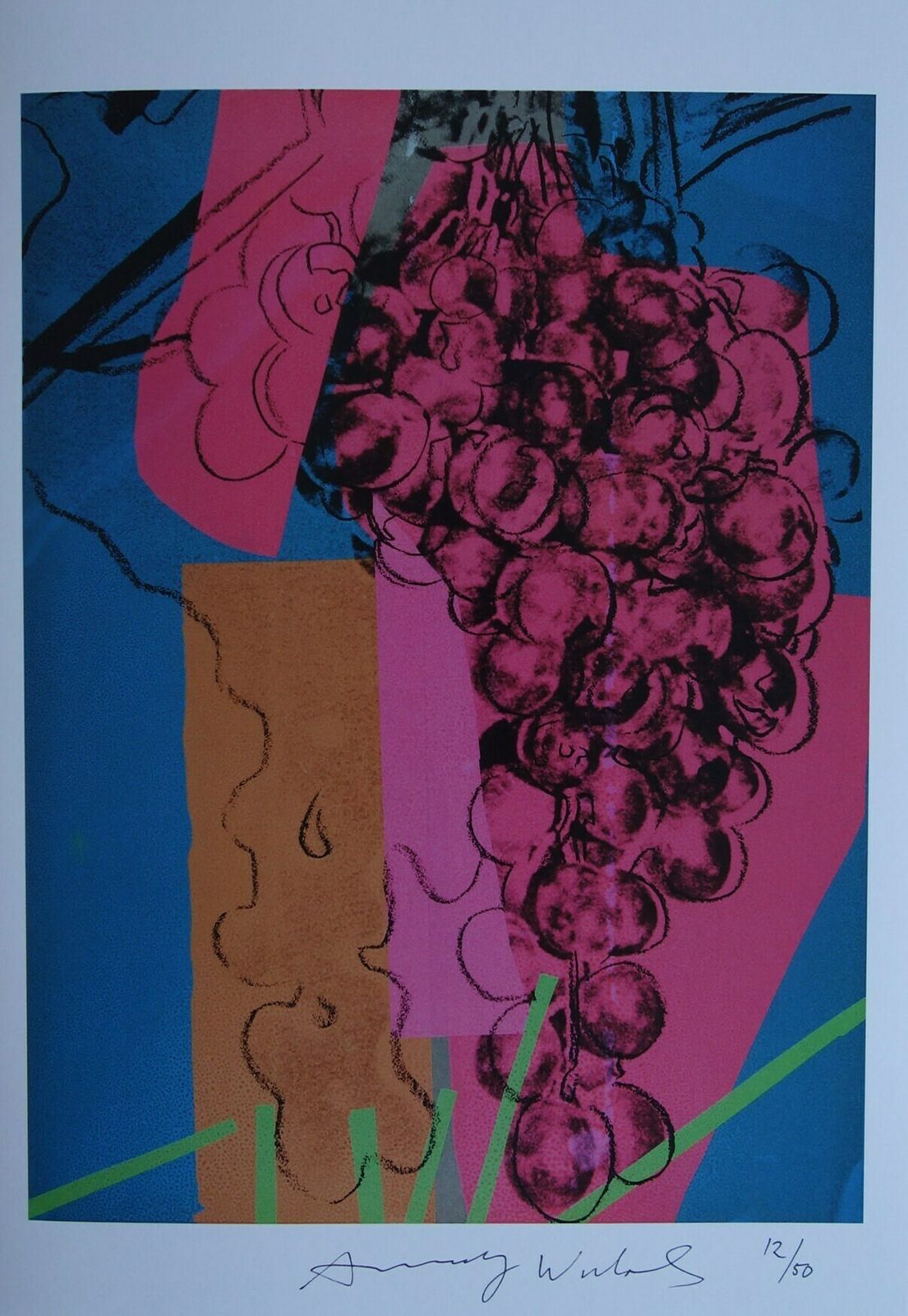Fine Pop Art Limited Edition Print – Fruit, Andy Warhol, Stamp Signed & Numbered