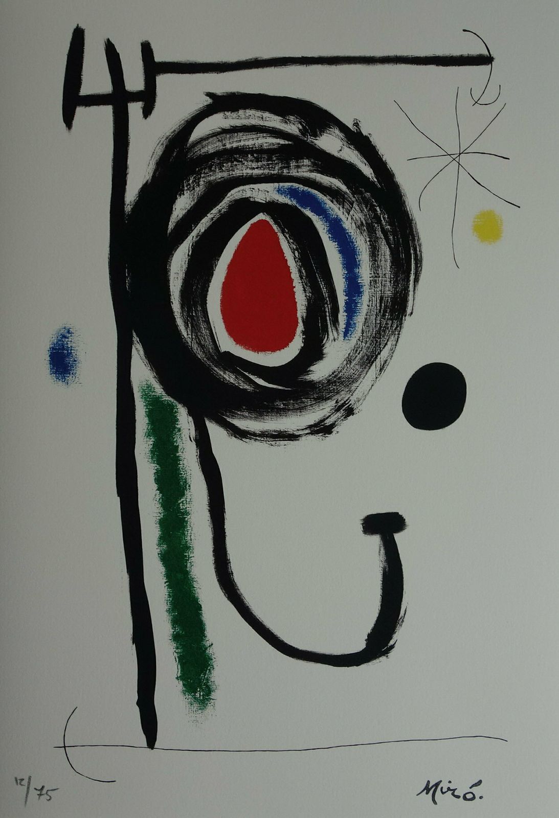 Fine Surrealist Limited Edition Print, Joan Miro, Signed & Numbered