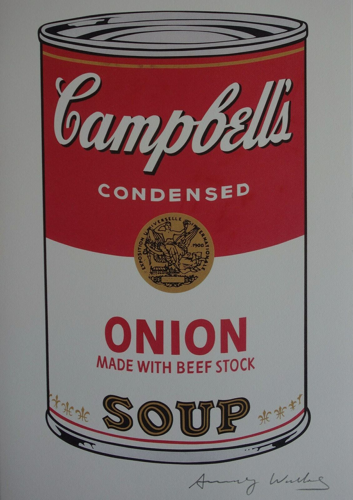 Fine Pop Art Limited Edition Print – Campbell’s Soup Can, Andy Warhol, Signed & Numbered, With Estate Stamp