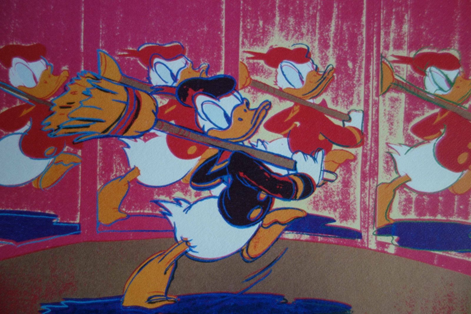 Fine Pop Art Limited Edition Print   Donald Duck, Andy Warhol, Signed & Numbered photo for sale