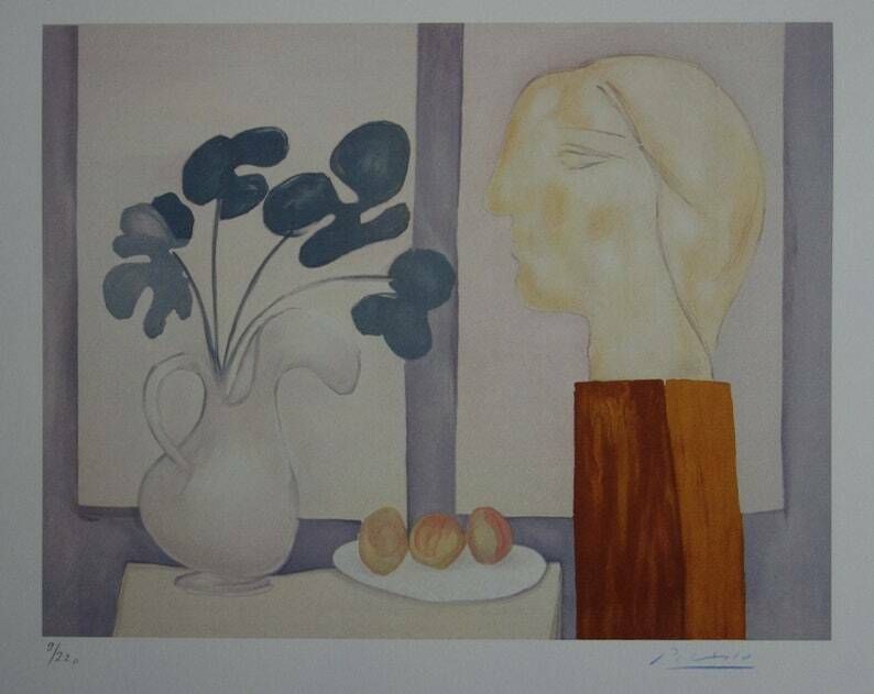 Fine Cubist Limited Edition Print – Still Life, Pablo Picasso, Signed & Numbered
