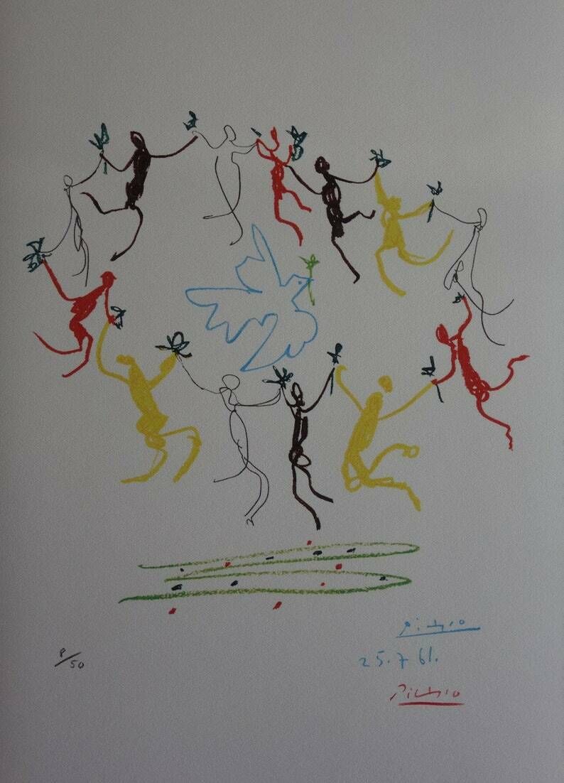 Fine Cubist Limited Edition Print, Pablo Picasso, Hand Signed & Hand Numbered photo buy