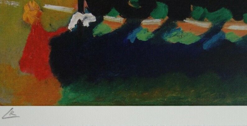 Fine Abstract Limited Edition Print – Landscape With Train, Wassily Kandinsky, Signed & Numbered photo 170.0