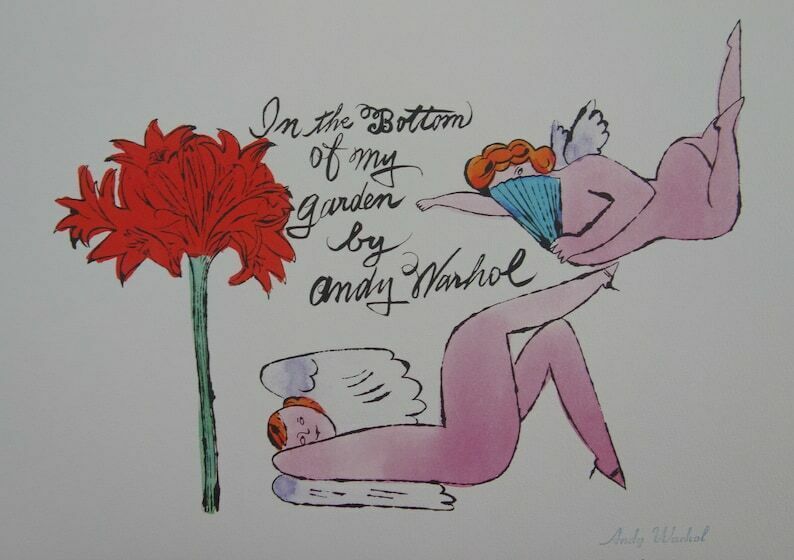 Fine Pop Art Limited Edition Print   Illustration   Love Angels, Andy Warhol, Signed & Numbered