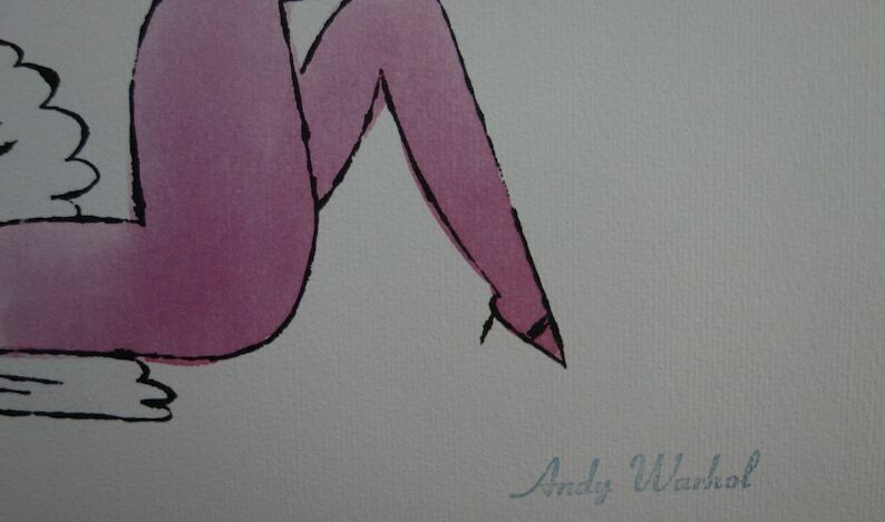 Fine Pop Art Limited Edition Print   Illustration   Love Angels, Andy Warhol, Signed & Numbered photo Art