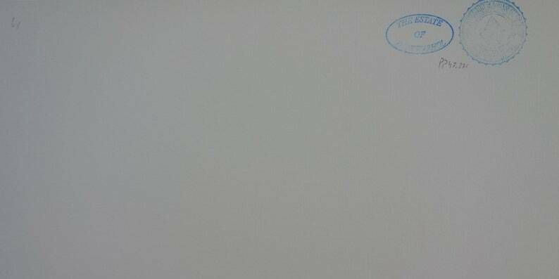 Fine Pop Art Limited Edition Illustration Print   Shoe, Andy Warhol, Signed & Stamped With Estate Stamp, Trial Proof photo 252.0