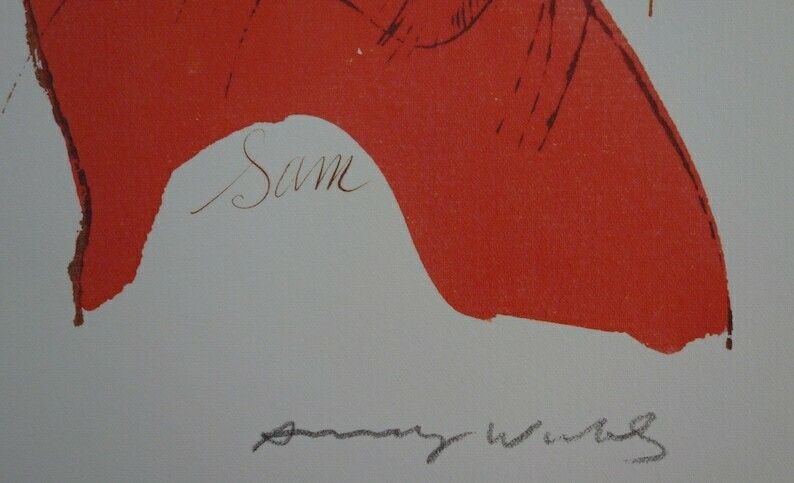 Fine Pop Art Limited Edition Print   Illustration   Cat, Andy Warhol, Signed, Numbered & Stamped With Estate Stamp photo for sale