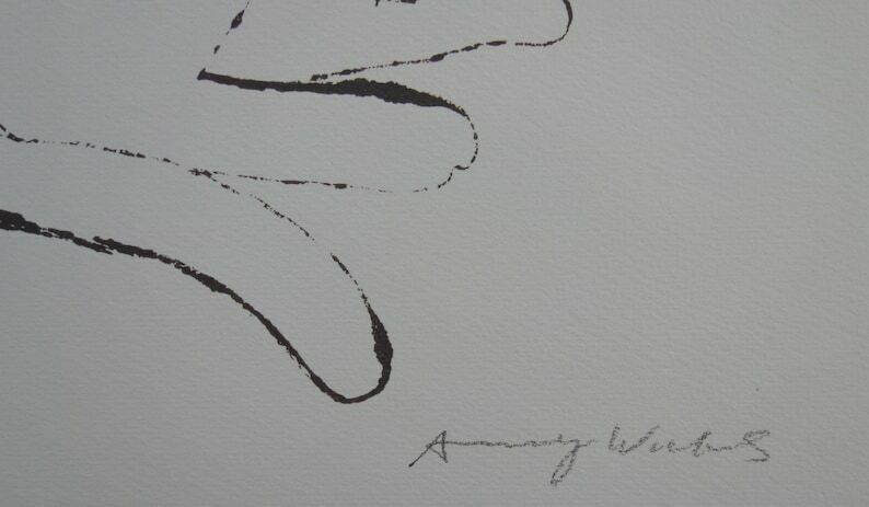 Fine Pop Art Limited Edition Print   Illustration   Cat, Andy Warhol, Signed & Numbered photo for sale