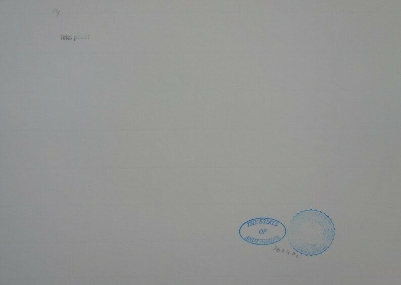 Fine Pop Art Edition Trial Proof Print – Beatles, Andy Warhol, Signed & Stamped With Estate Stamp photo 262.0