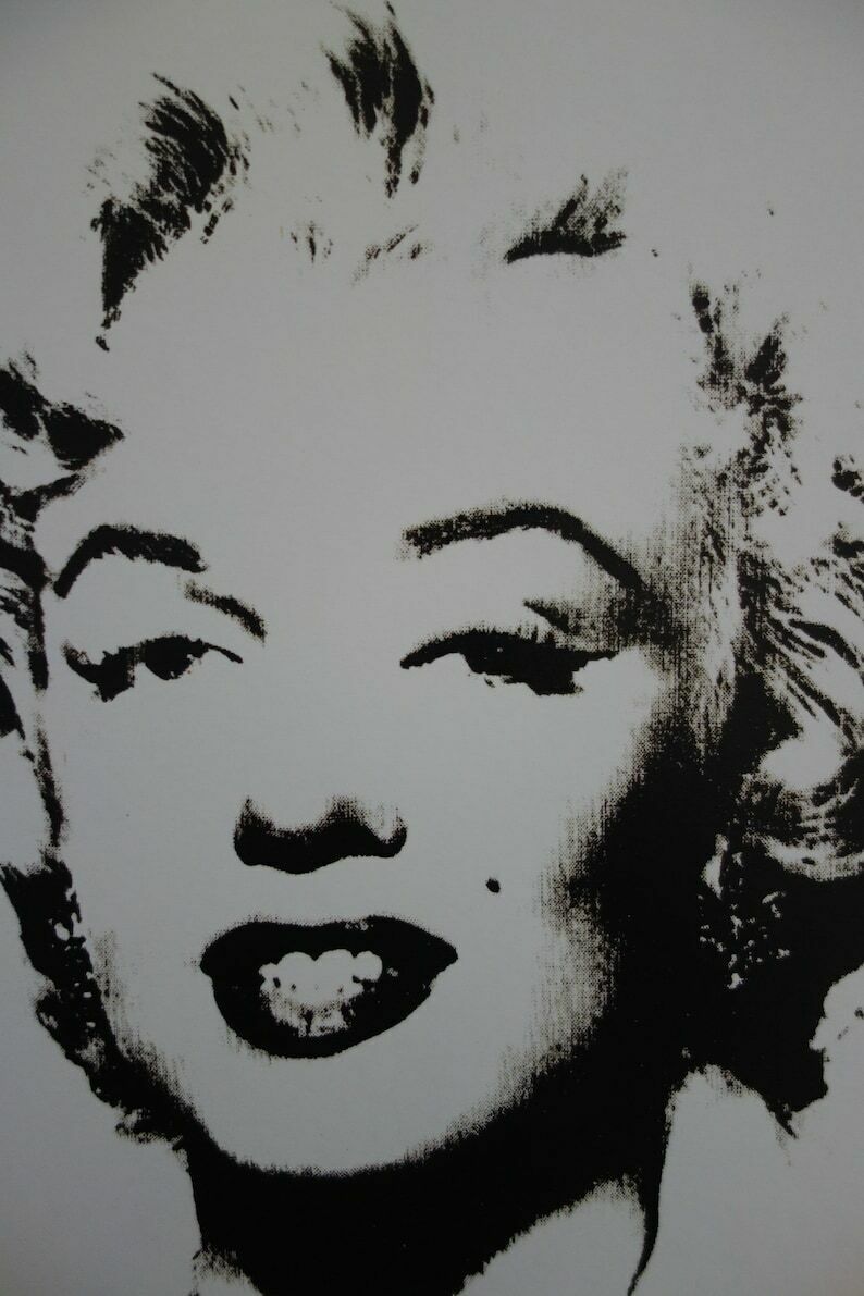 Fine Pop Art Limited Edition Print – Marylin Monroe, Andy Warhol, Signed & Numbered photo furniture