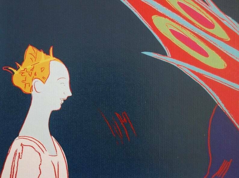 Fine Pop Art Limited Edition Print, Old Master Renaissance, Andy Warhol, Signed & Numbered photo Art