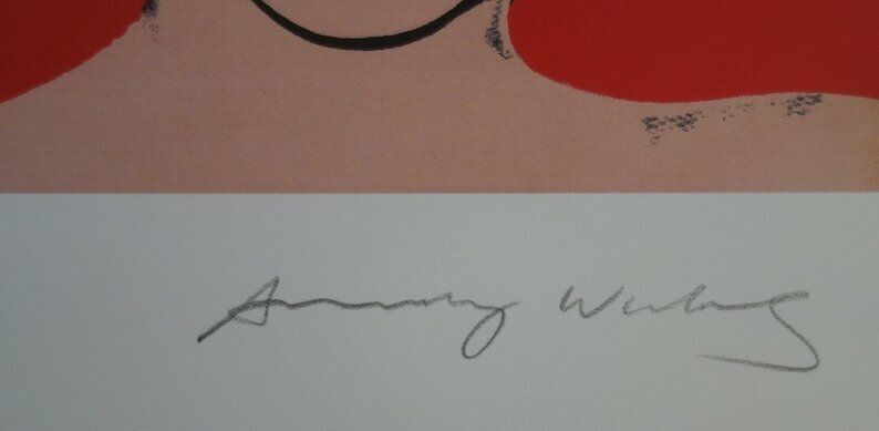 Fine Pop Art Limited Edition Print – Celebrity Portrait Series, Andy Warhol, Signed & Numbered photo for sale