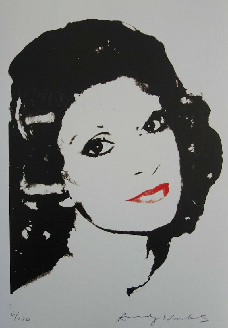 Fine Pop Art Limited Edition Print – Celebrity Portrait Series, Andy Warhol, Signed & Numbered