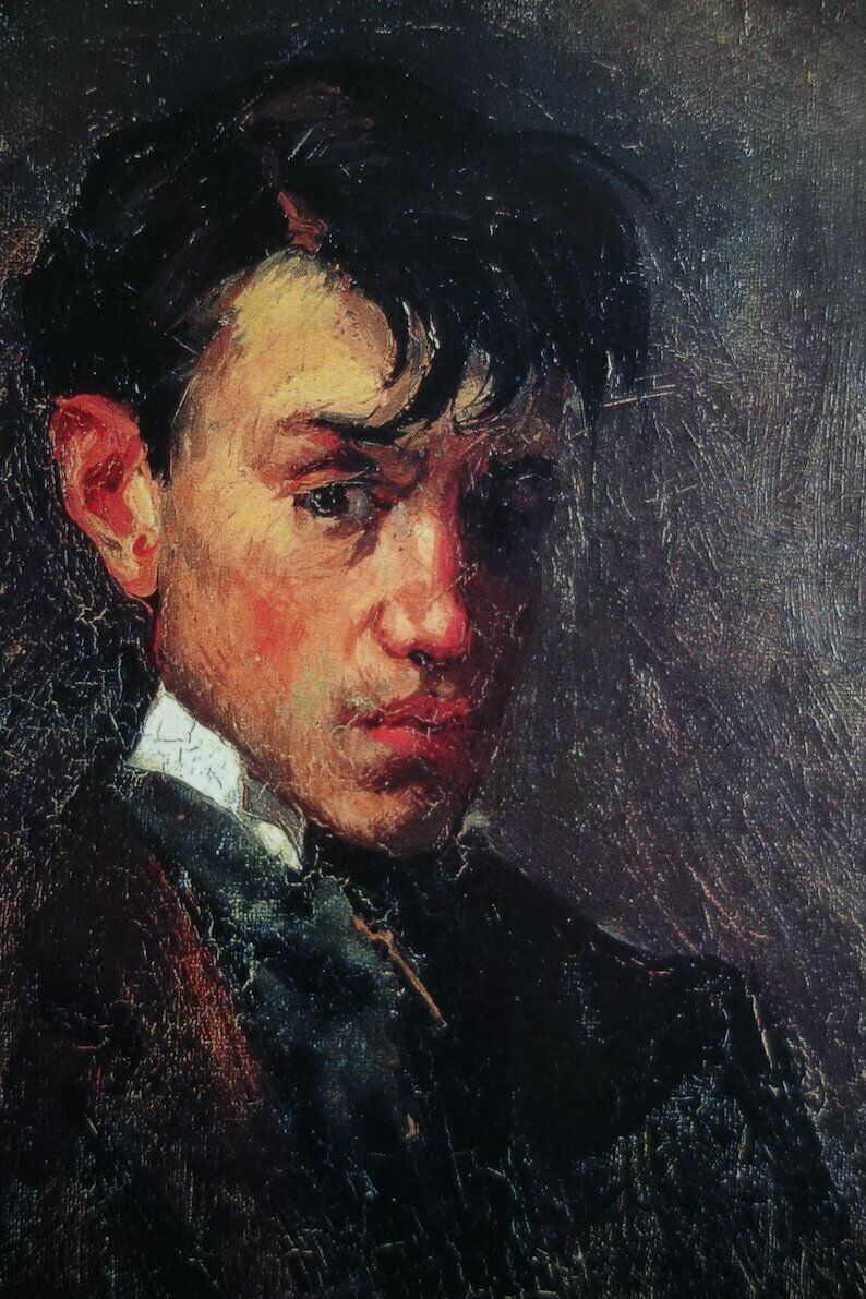 Fine Cubist Limited Edition Print   Classic Period Self Portrait, Pablo Picasso, Signed & Stamped photo for sale
