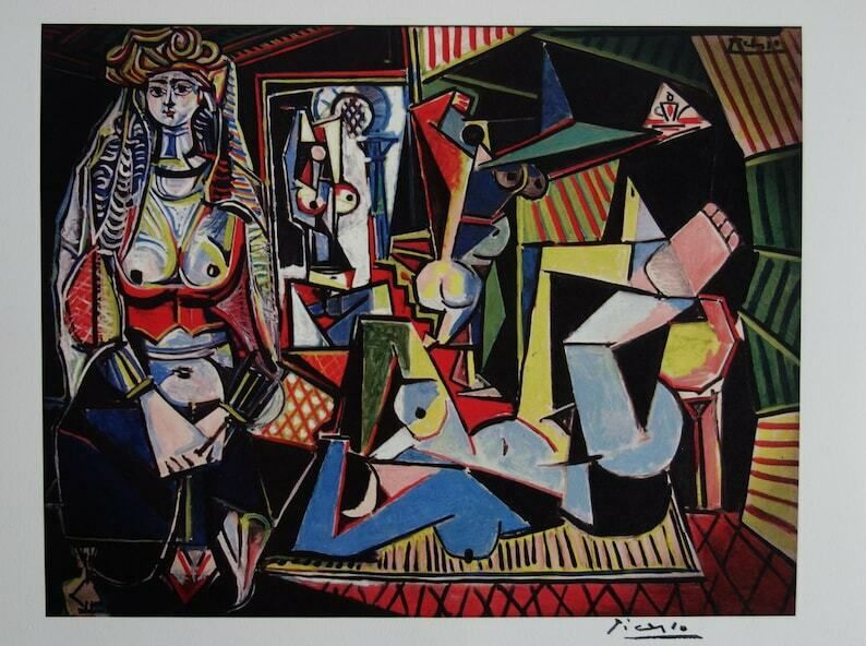 Fine Cubist Limited Edition Print   Nudes, Pablo Picasso, Signed & Stamped