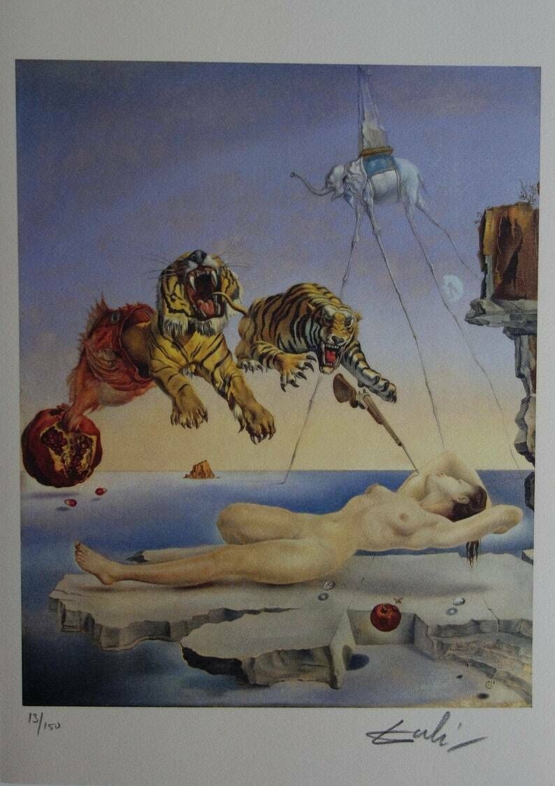 Fine Surrealist Limited Edition Print, Salvador Dali, Signed & Numbered In Pencil