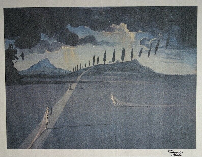 Fine Surrealist Edition Print, Salvador Dali, Signed & Stamped