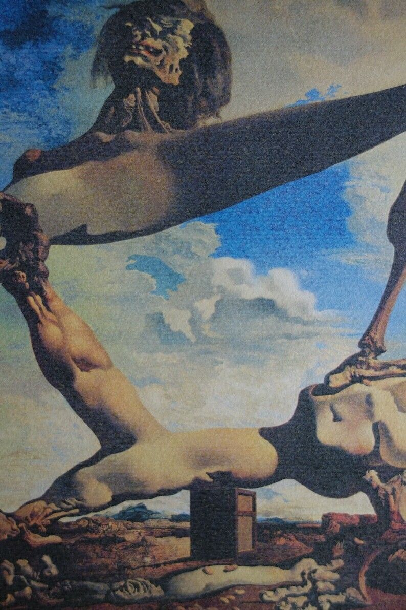 Fine Surrealist Limited Edition Print, Salvador Dali, Signed & Numbered In Pencil photo for sale