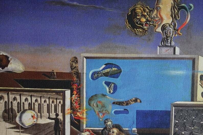 Fine Surrealist Limited Edition Print, Salvador Dali, Signed & Numbered In Pencil photo for sale