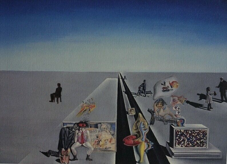 Fine Surrealist Limited Edition Print, Salvador Dali, Signed & Numbered In Pencil photo furniture
