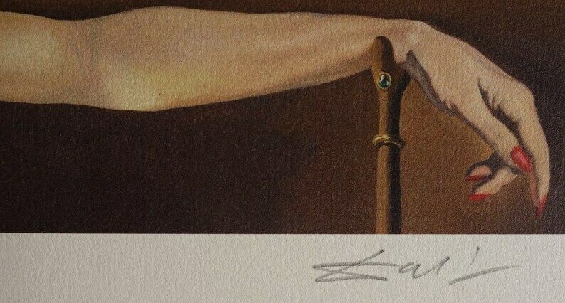 Fine Surrealist Limited Edition Print, Woman, Salvador Dali, Signed & Numbered In Pencil photo for sale