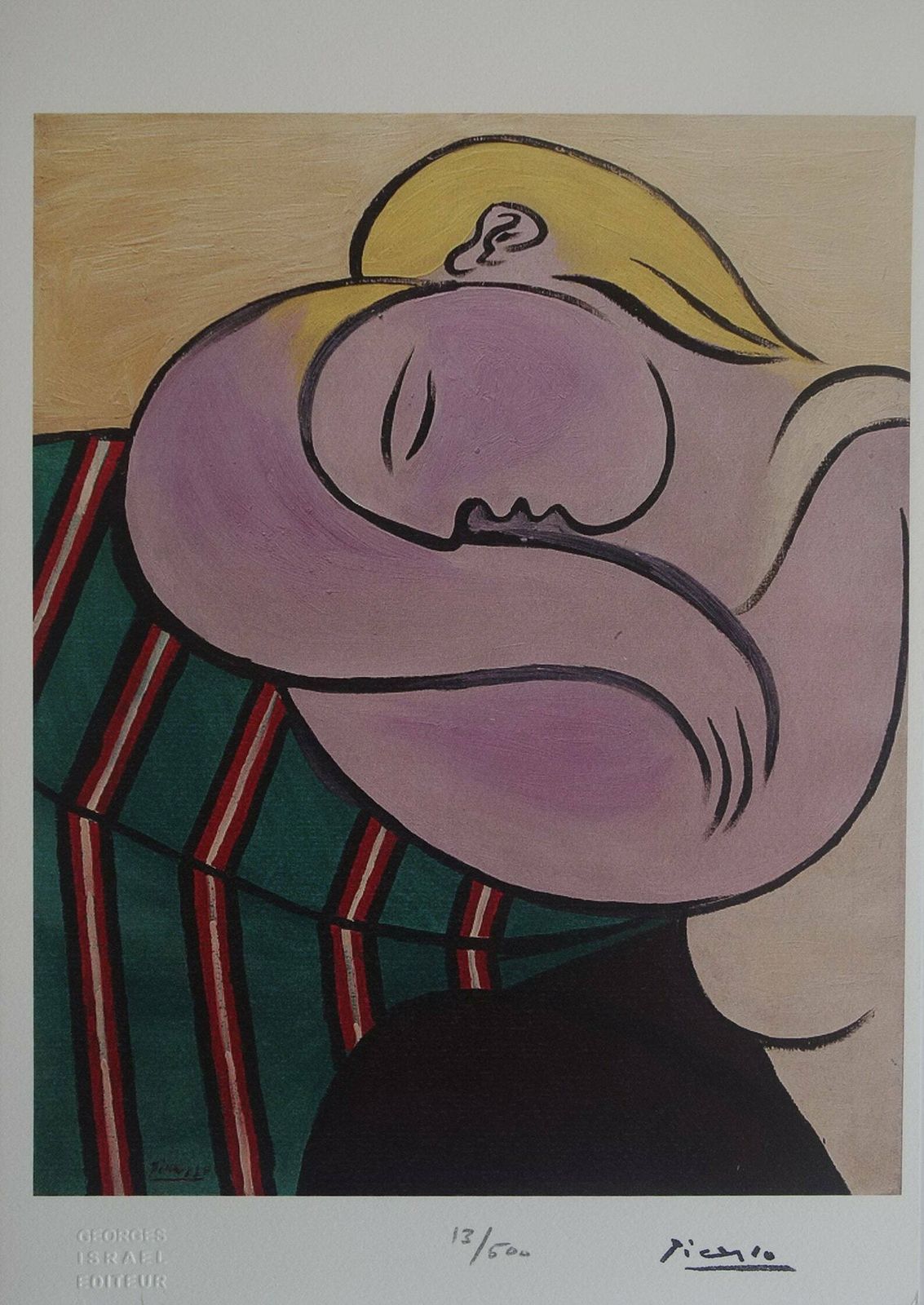 Fine Cubist Limited Edition Print   Portrait Of A Woman, Pablo Picasso, Signed & Numbered