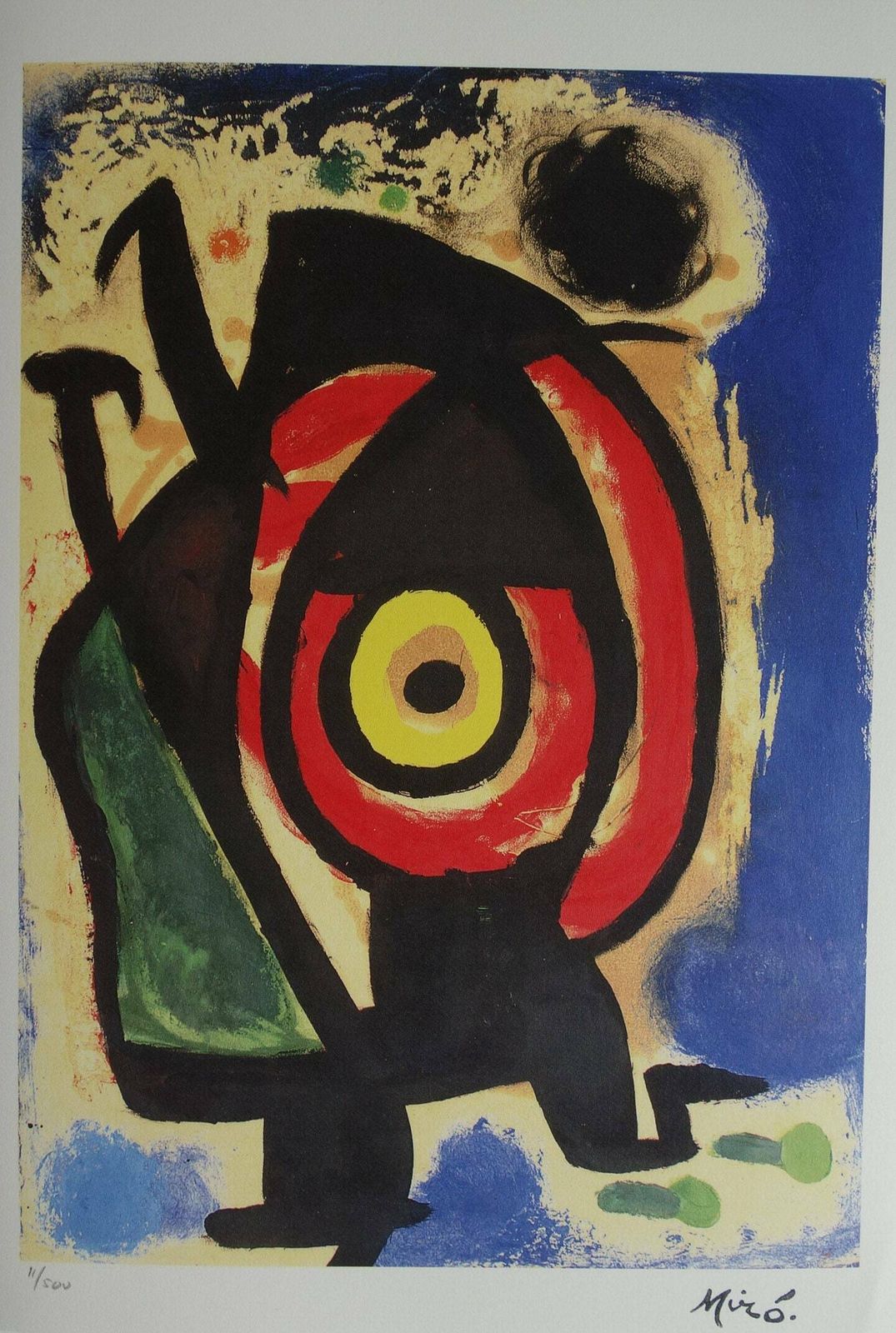 Fine Surrealist Limited Edition Print, Joan Miro, Signed & Numbered