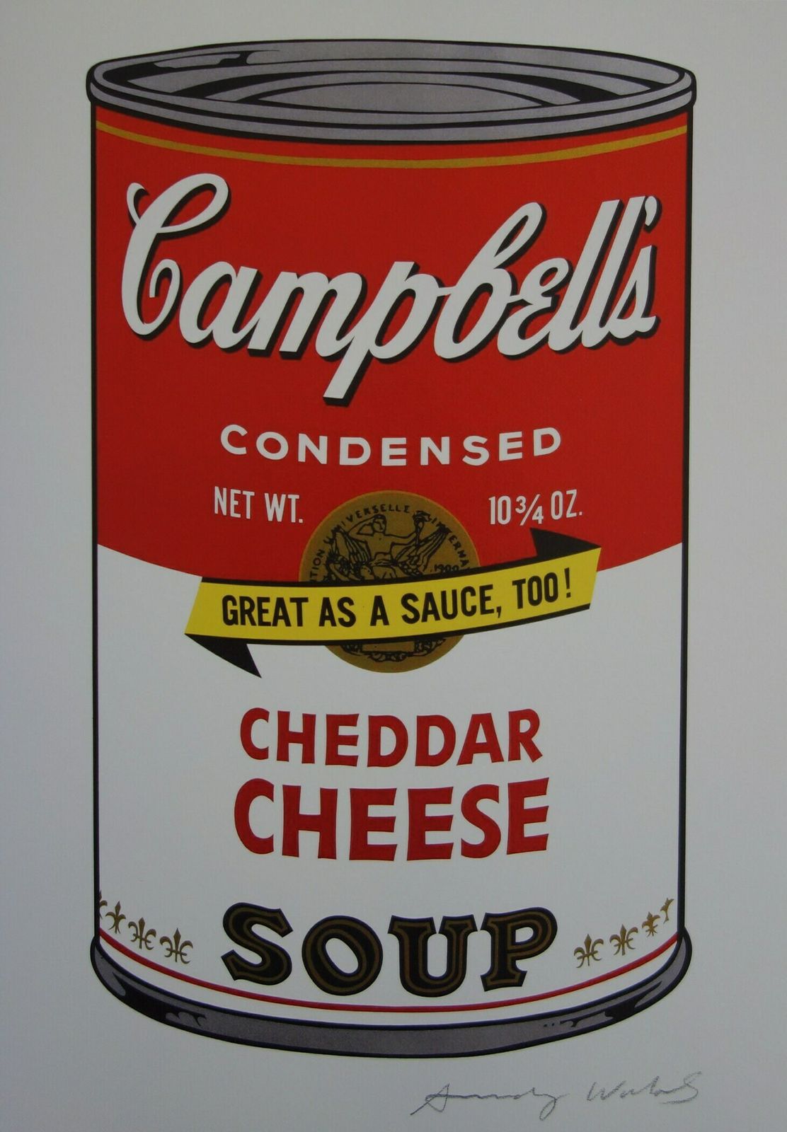 Fine Pop Art Limited Edition Print – Campbell’s Soup Can, Andy Warhol, Hand Signed & Numbered, With Estate Stamp