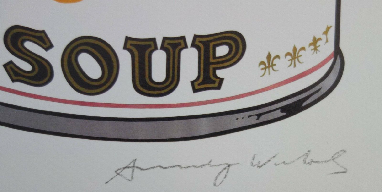 Fine Pop Art Limited Edition Print – Campbell’s Soup Can, Andy Warhol, Hand Signed & Numbered, With Estate Stamp photo for sale