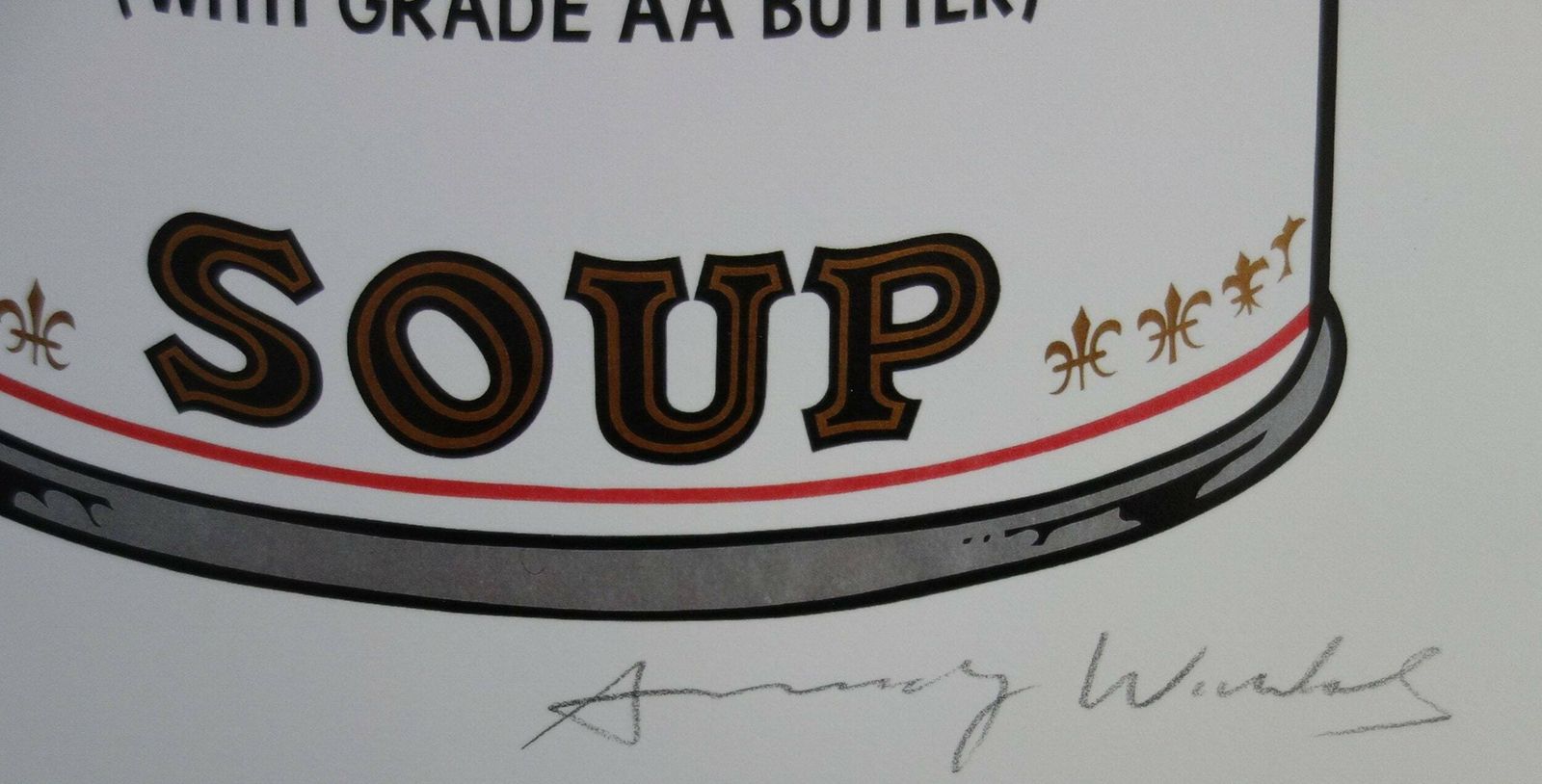 Fine Pop Art Limited Edition Print – Campbell’s Soup Can, Andy Warhol, Hand Signed & Numbered, With Estate Stamp photo for sale