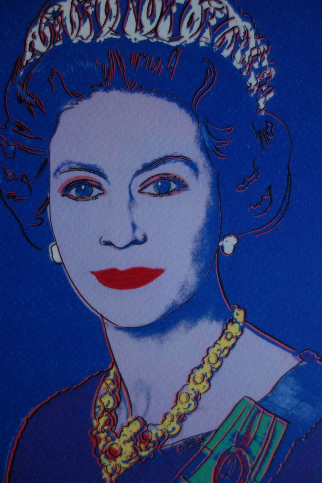 Fine Pop Art Limited Edition Print – Celebrity Portrait Series   Queen Elizabeth, Andy Warhol, Signed & Numbered photo buy