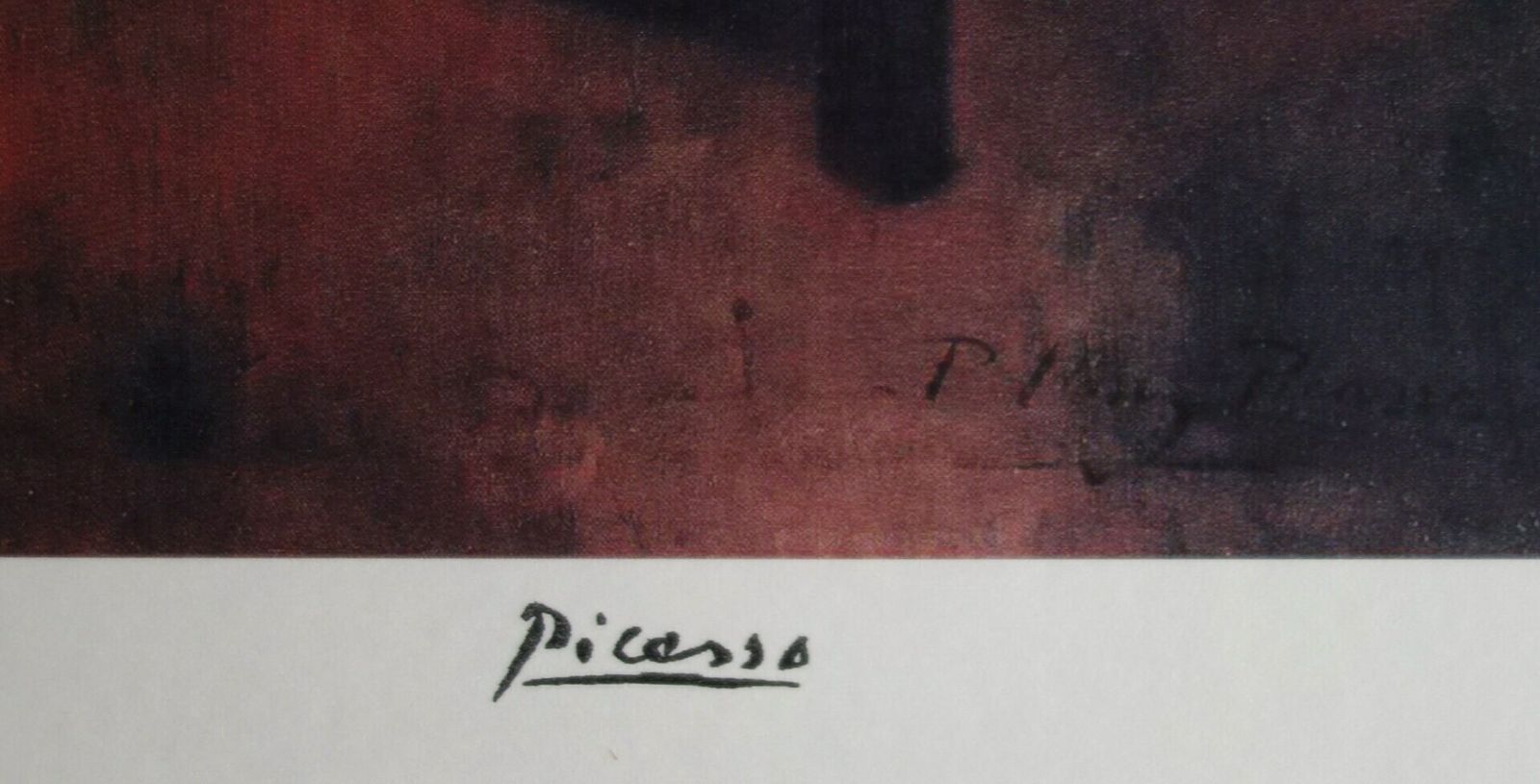 Fine Cubist Limited Edition Print   Classic Period Portrait   Homme, Pablo Picasso, Signed & Stamped photo Art
