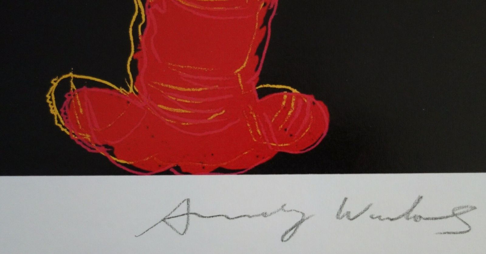 Fine Pop Art Limited Edition Trial Proof Print, Andy Warhol, Signed & Stamped With Estate Stamp photo Art