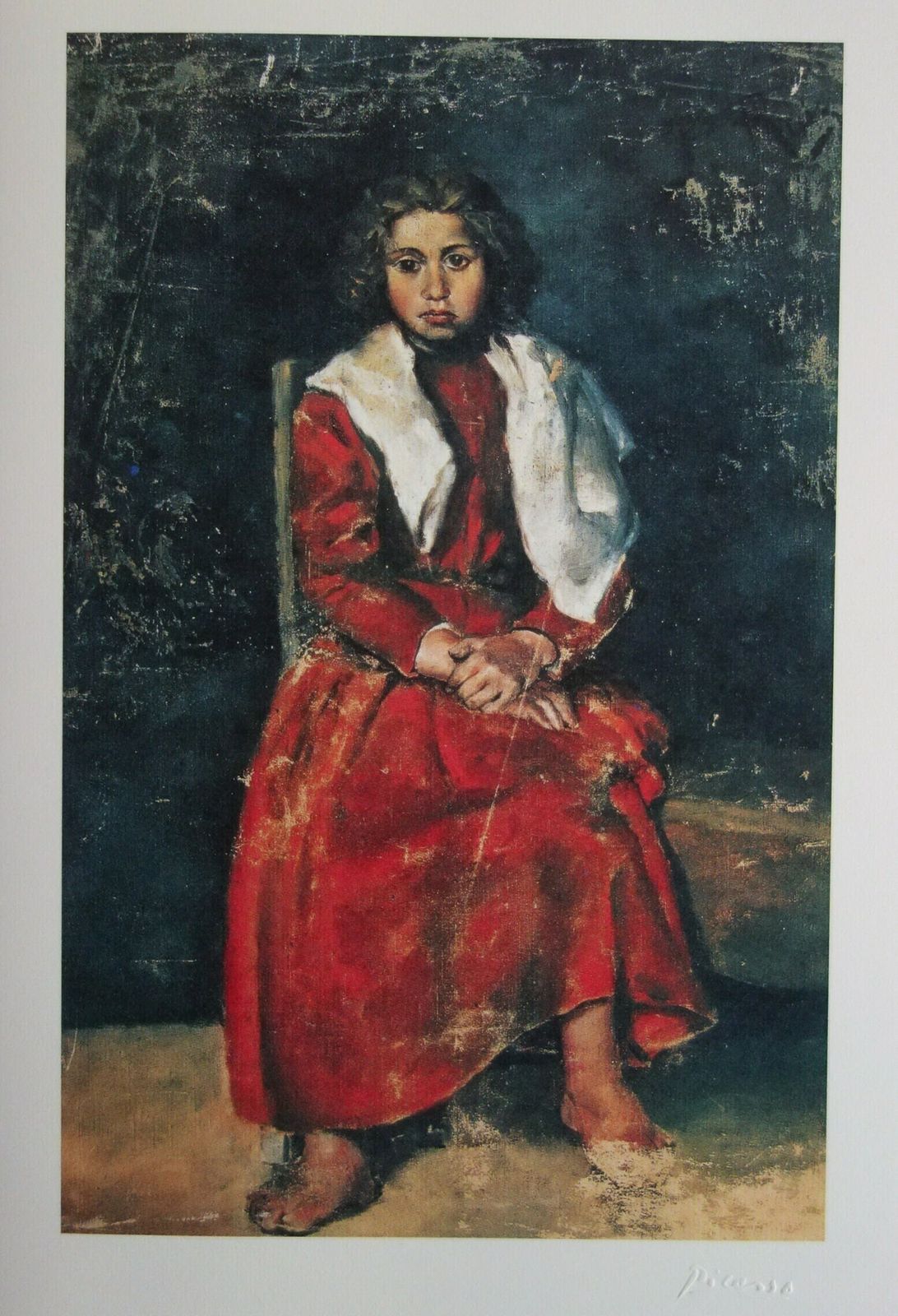 Fine Cubist Limited Edition Print   Classic Period Portrait   Femme, Pablo Picasso, Signed & Stamped
