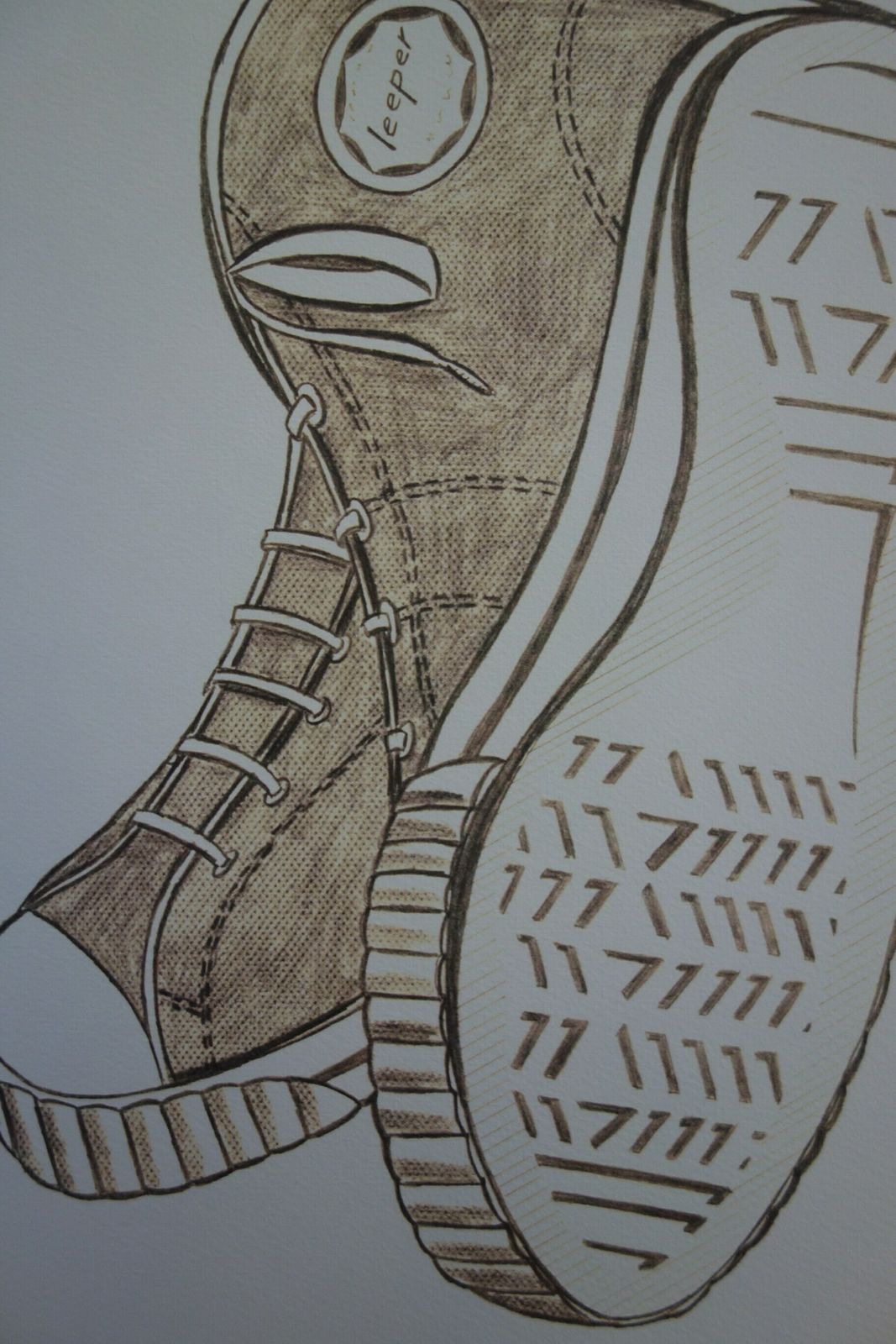 Fine Pop Art Limited Edition Print   Illustration   Shoes, Andy Warhol, Signed & Numbered photo for sale