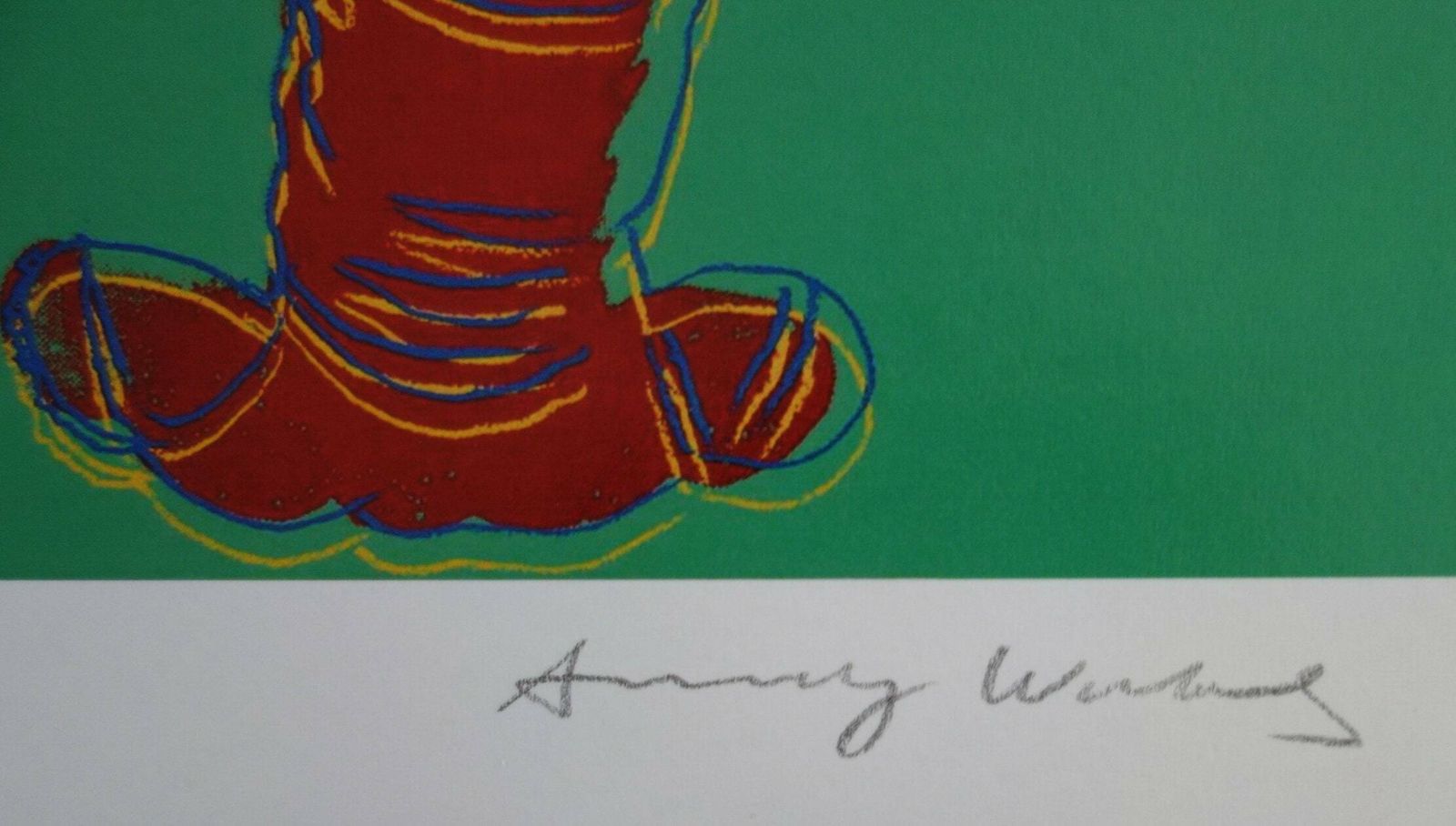 Fine Pop Art Limited Edition Trial Proof Print, Andy Warhol, Signed & Stamped With Estate Stamp photo for sale