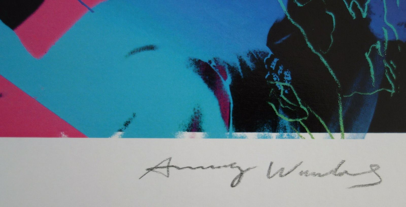 Fine Pop Art Limited Edition Print – Celebrity Portrait Series, Andy Warhol, Signed & Stamped photo for sale