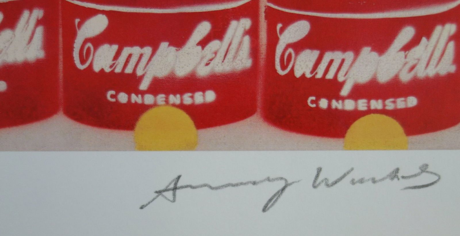 Fine Pop Art Limited Edition Trial Proof Print – Campbell’s Soup Can, Andy Warhol, Hand Signed photo 186.0