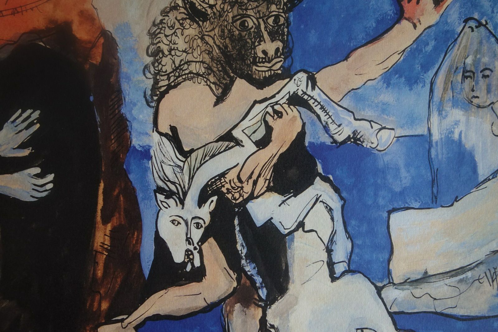 Fine Cubist Limited Edition Print   Mythology, Pablo Picasso, Hand Signed & Numbered photo for sale
