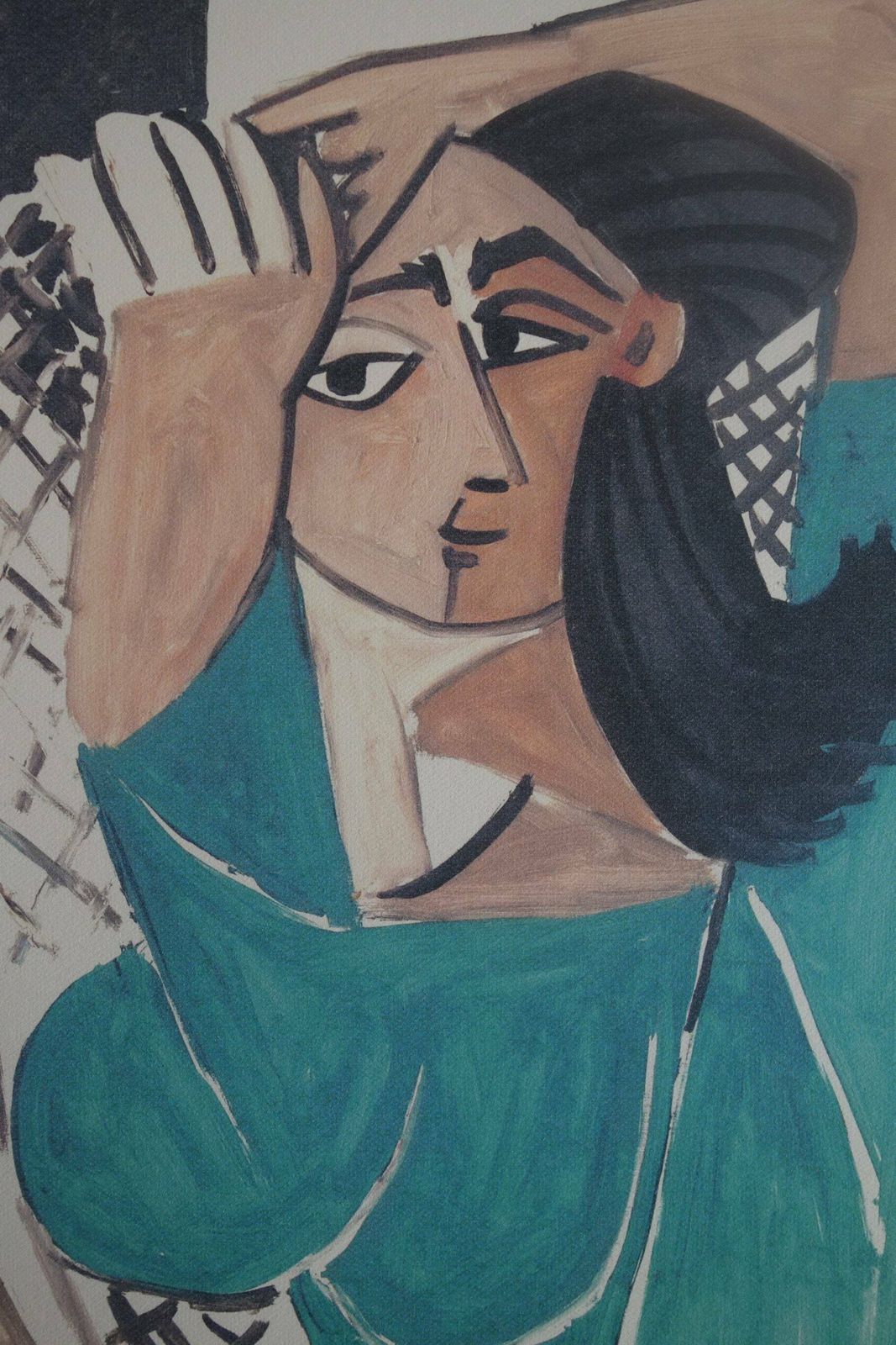 Fine Cubist Limited Edition Print   Portrait Of A Woman, Pablo Picasso, Hand Signed & Numbered photo for sale