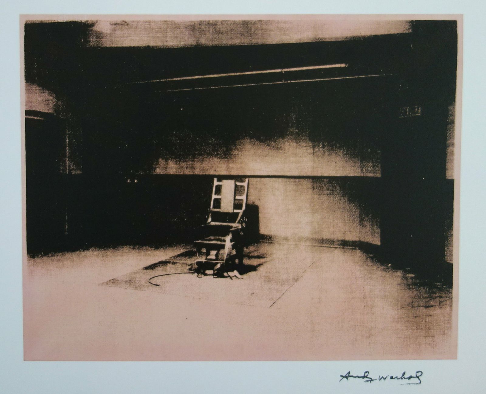 Fine Pop Art Limited Edition Print – Electric Chair Series, Andy Warhol, Stamp Signed & Numbered