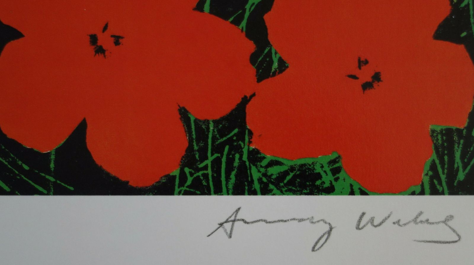 Fine Pop Art Limited Edition Print – Flowers, Andy Warhol, Stamp Signed & Numbered photo 186.0
