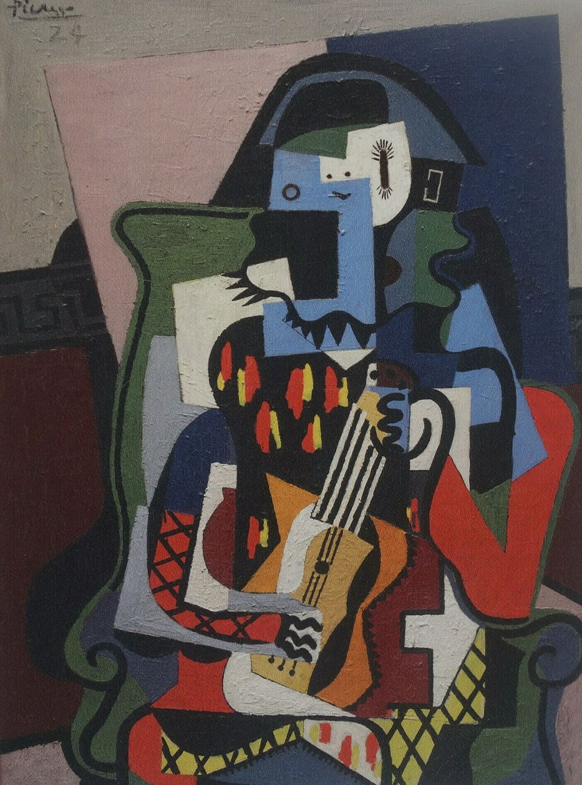 Fine Cubist Limited Edition Print   Portrait Of A Woman, Pablo Picasso, Hand Signed & Numbered photo furniture
