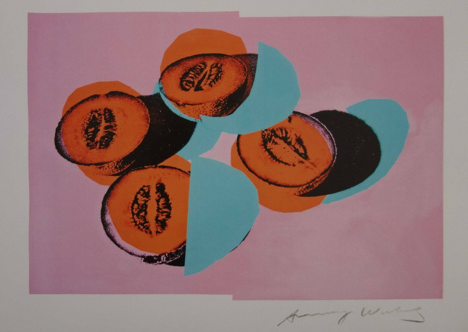 Fine Pop Art Edition Trial Print – Fruits, Andy Warhol, Signed & Stamped With Estate Stamp